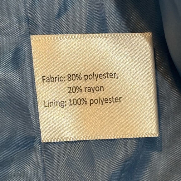 Eloquii Baby Blue Knee Length Belted Trench Coat Size 18/20 - Picture 11 of 11